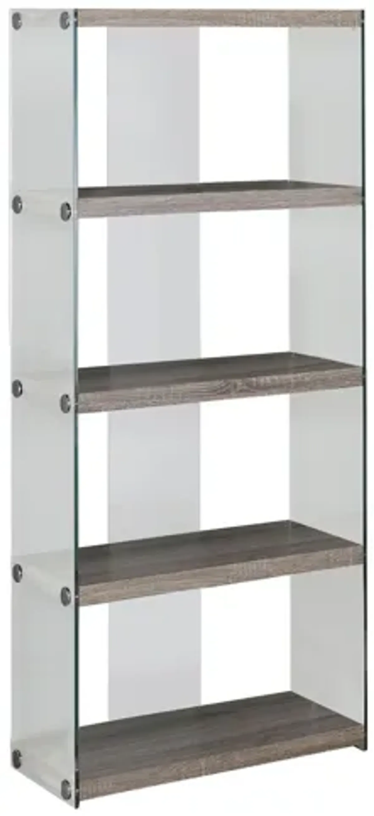 Monarch Specialties I 3060 - Glass Bookcase