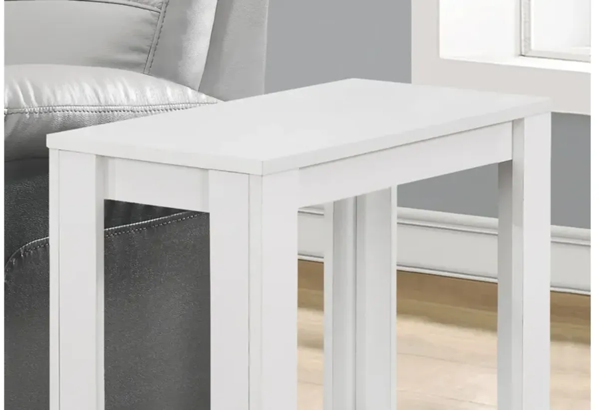 Monarch Specialties I 3117 - White Side Table