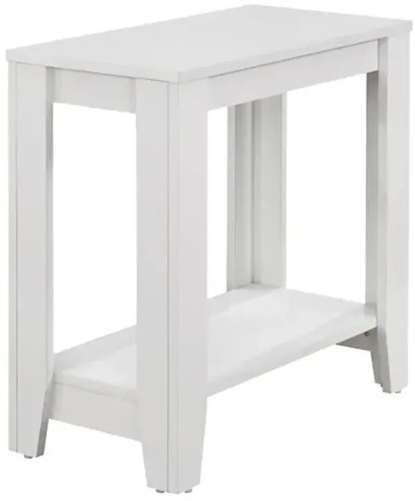 Monarch Specialties I 3117 - White Side Table