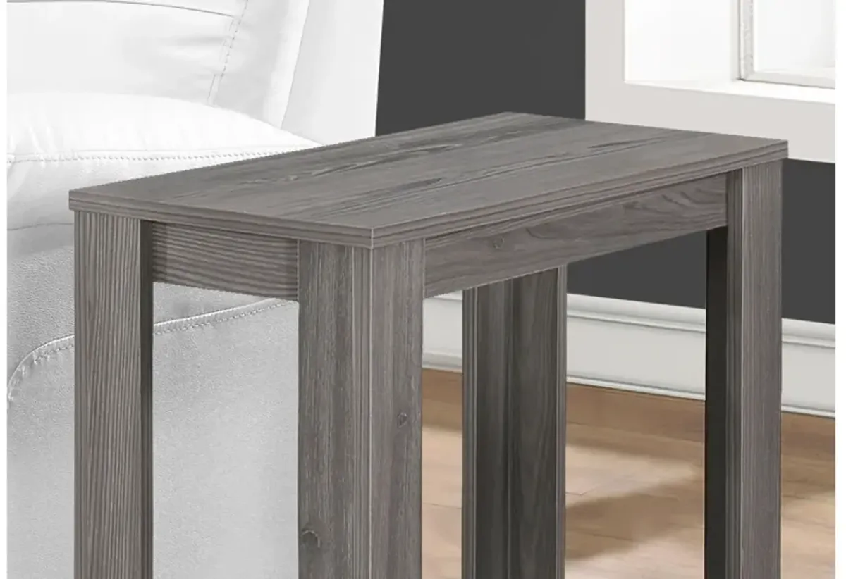 Monarch Specialties I 3118 - Grey Side Table