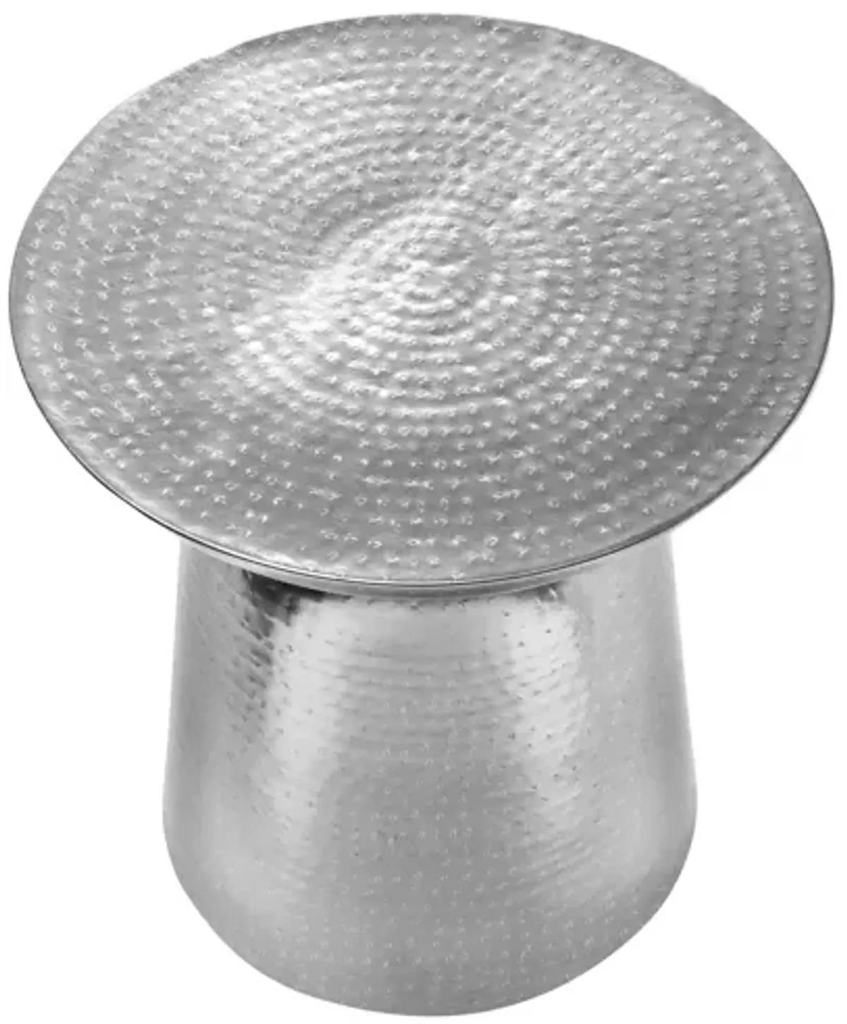 Monarch Specialties I 3916 - Chrome Drum Table