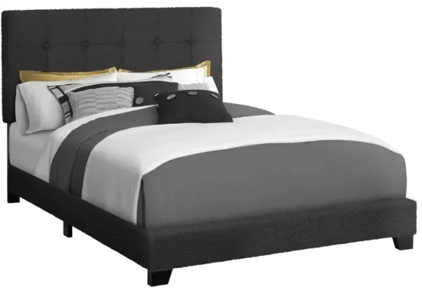 Monarch Specialties I 5805F - Full Size Upholstered Bed Frame