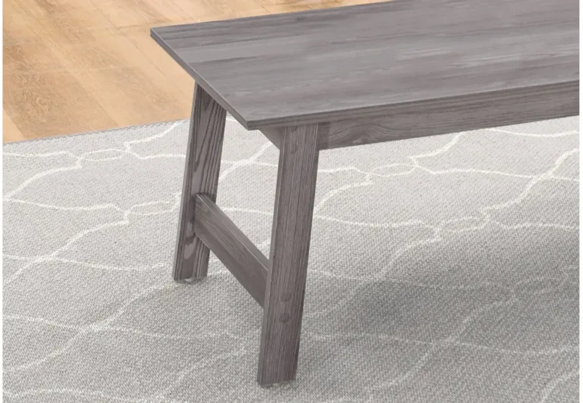 Monarch Specialties I 7932P - Three Piece Grey Table Set
