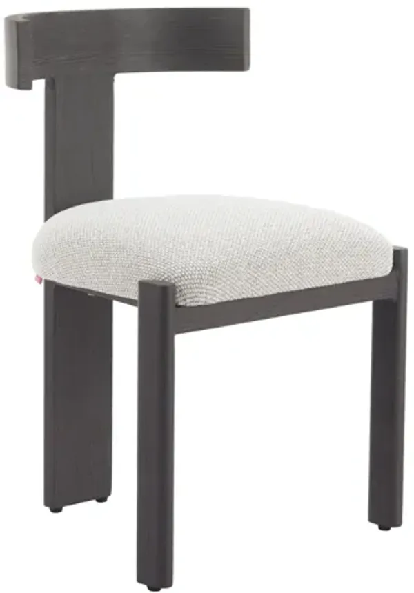 Tiana Dining Chair Black & Beige