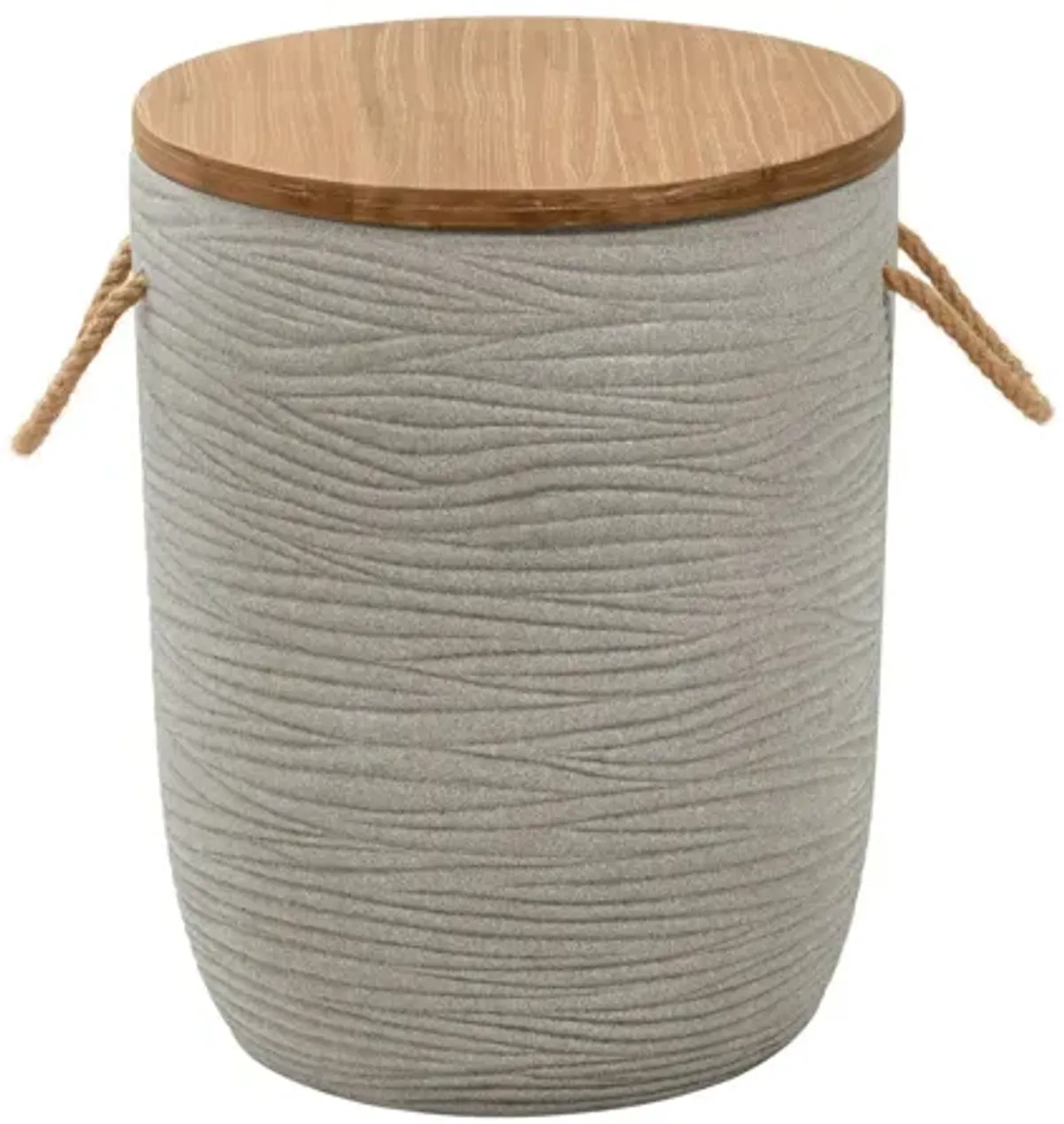 Biban Side Table Natural & Gray