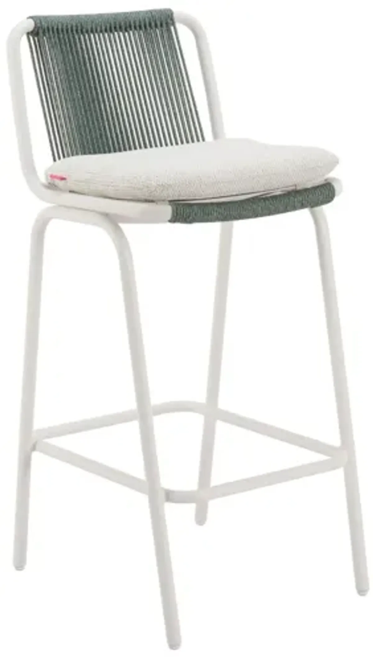 Luft Barstool (Set of 2) White & Green