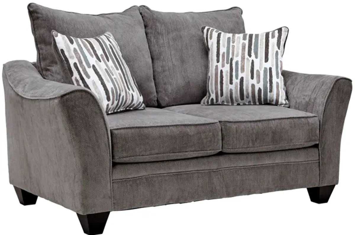 Carson Brown Loveseat