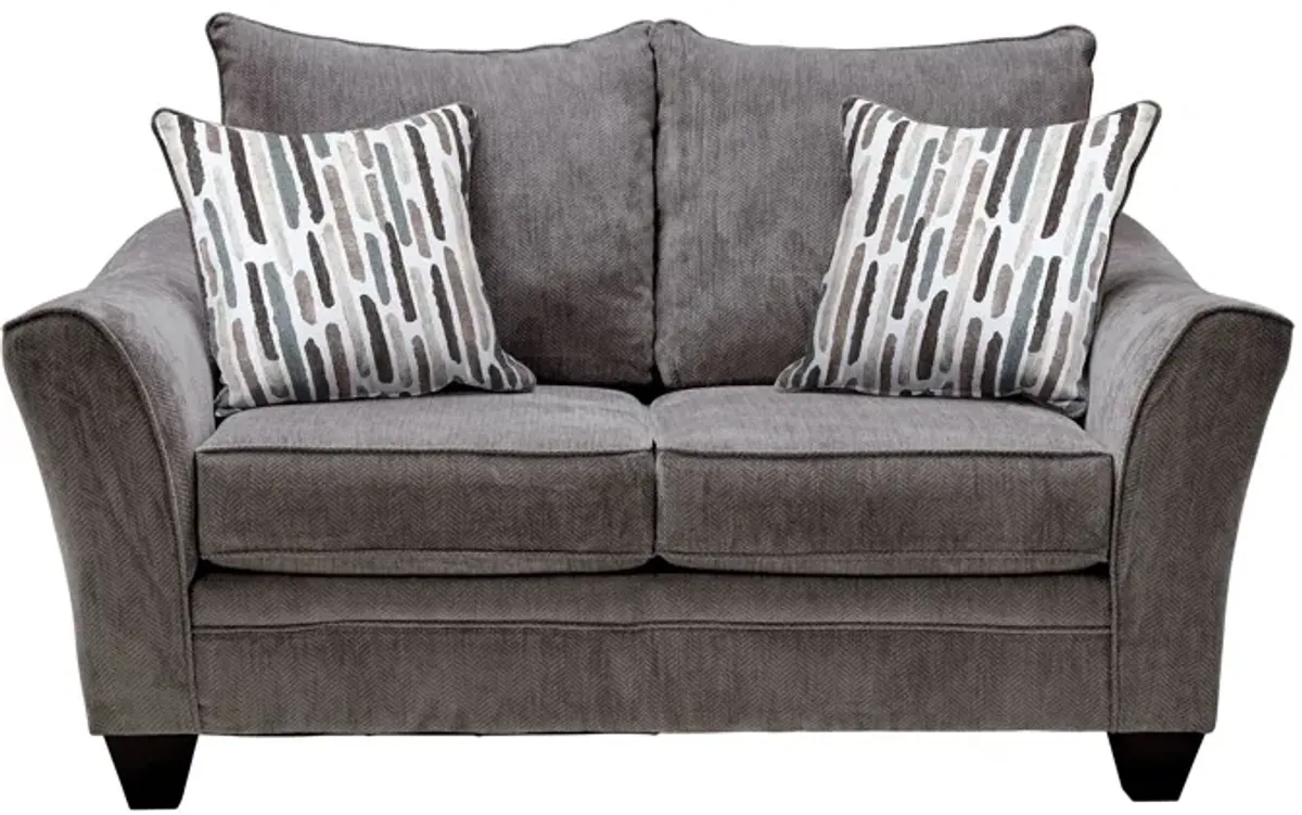 Carson Brown Loveseat