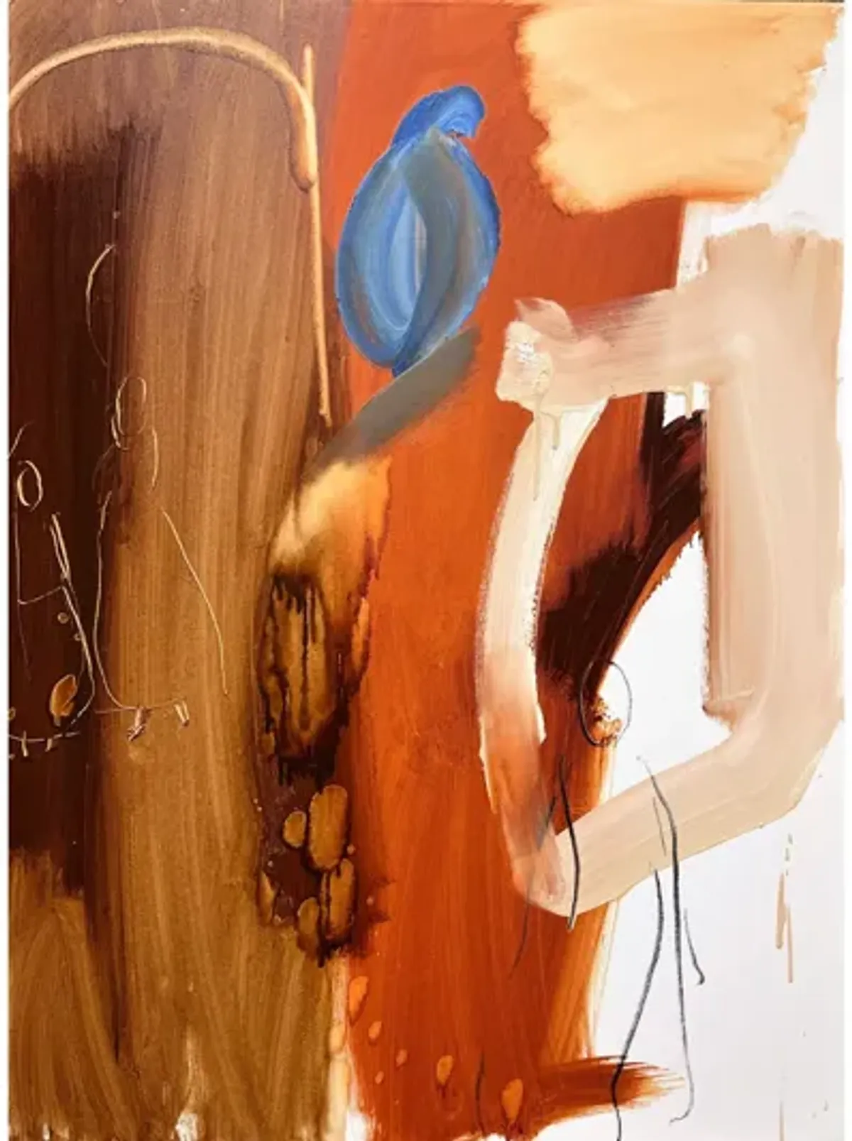 The three graces under a storm cloud by Liz Davis