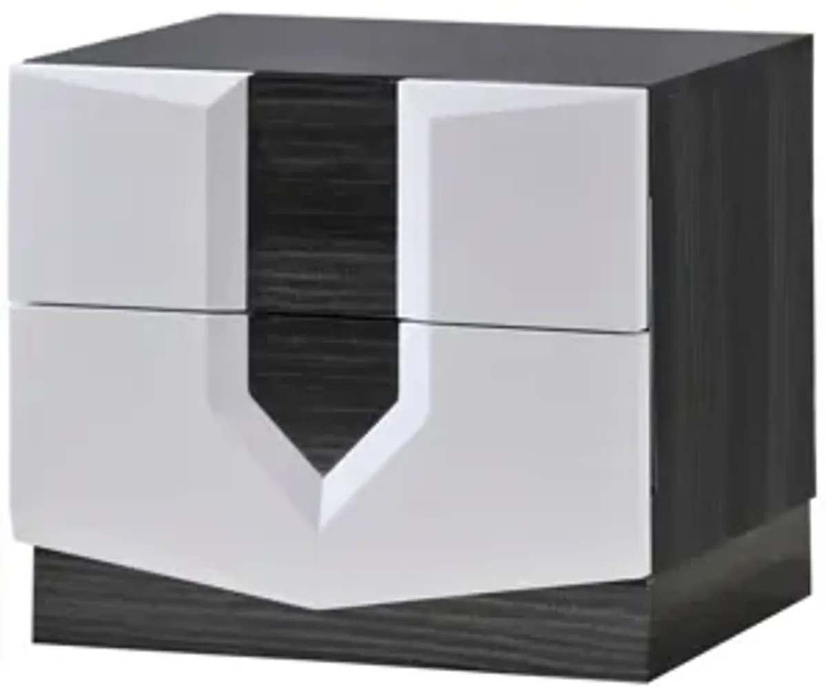 Hudson White Nightstand
