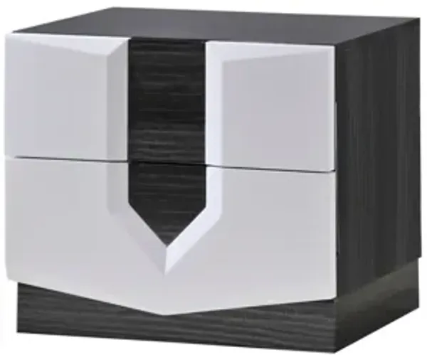 Hudson White Nightstand