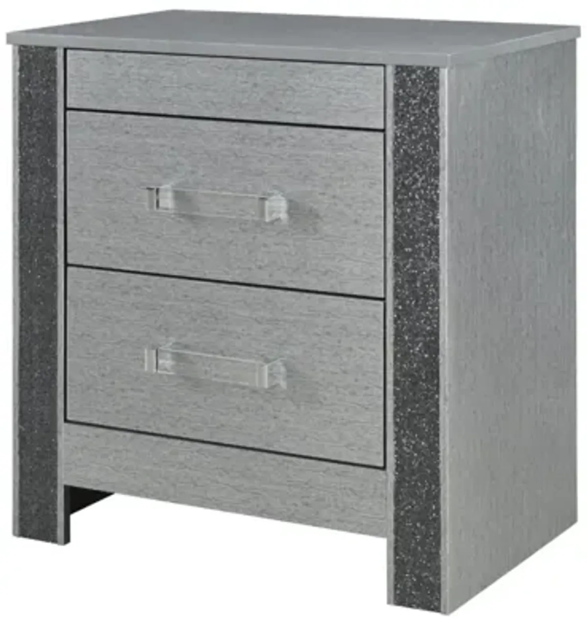 Logan Silver Nightstand