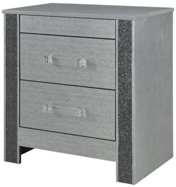 Logan Silver Nightstand