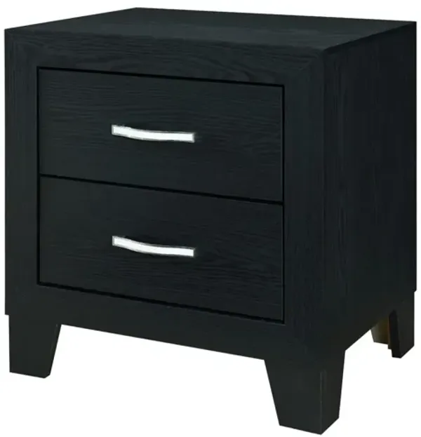 Reid Black Nightstand