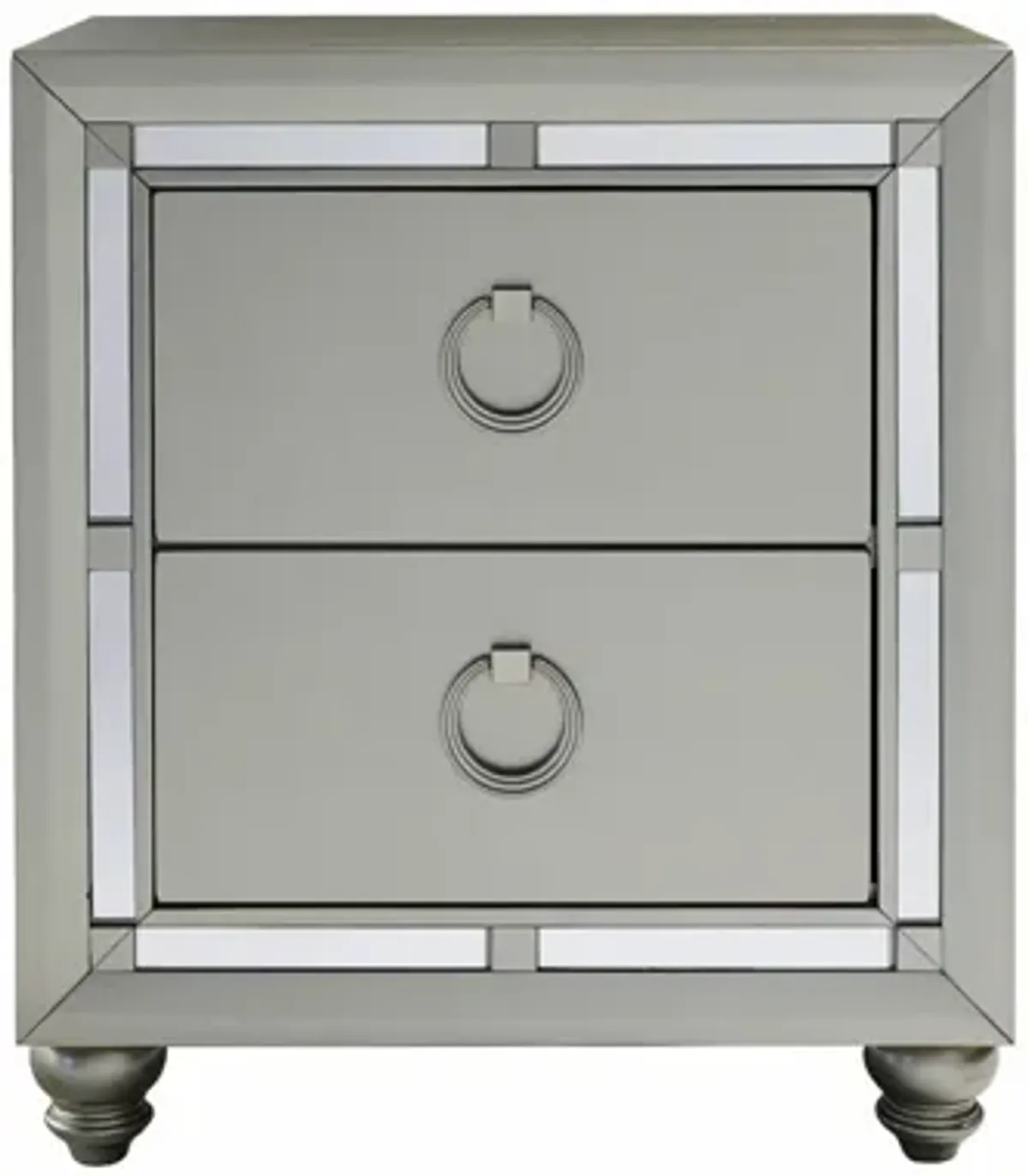 Riley Silver Nightstand