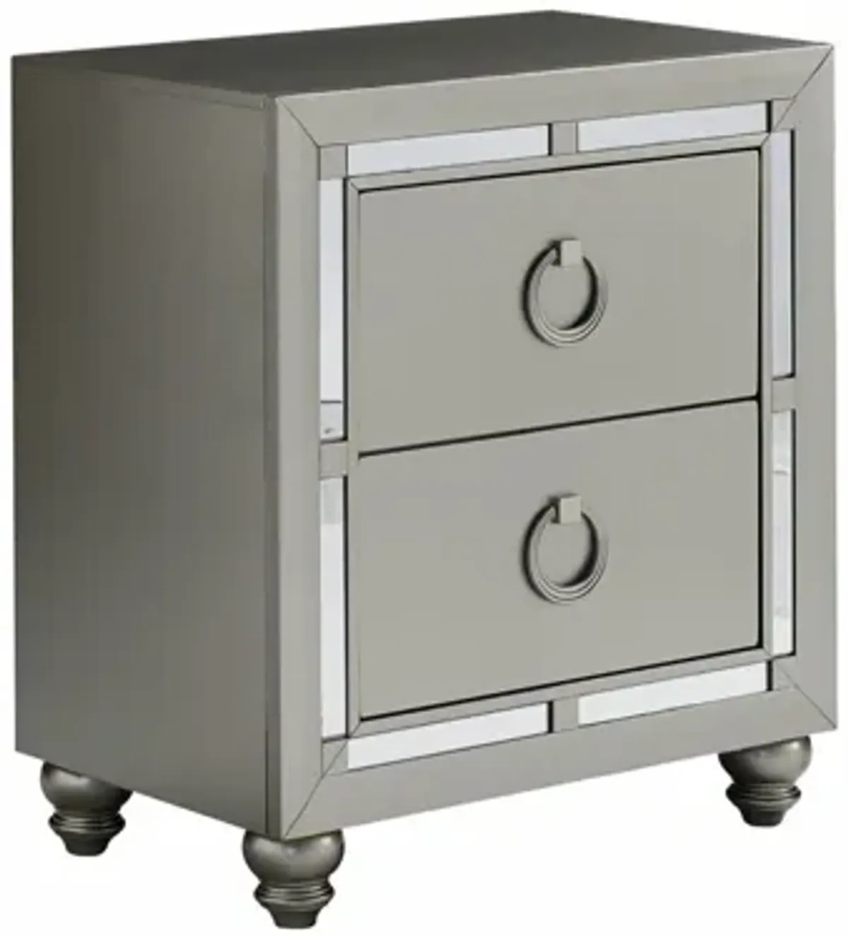 Riley Silver Nightstand