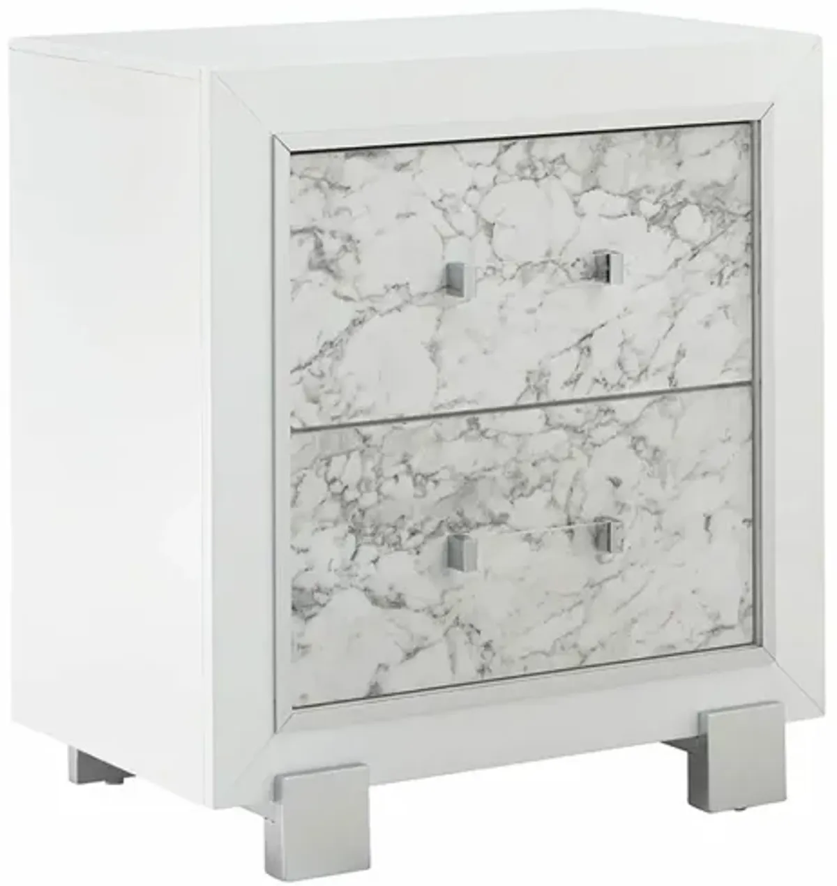 Santorini White Nightstand