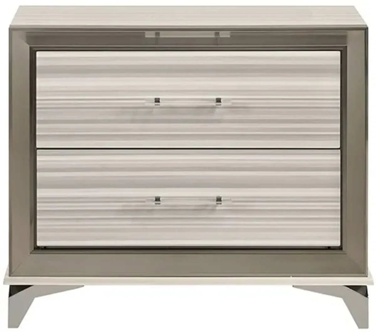 Zambrano White Nightstand