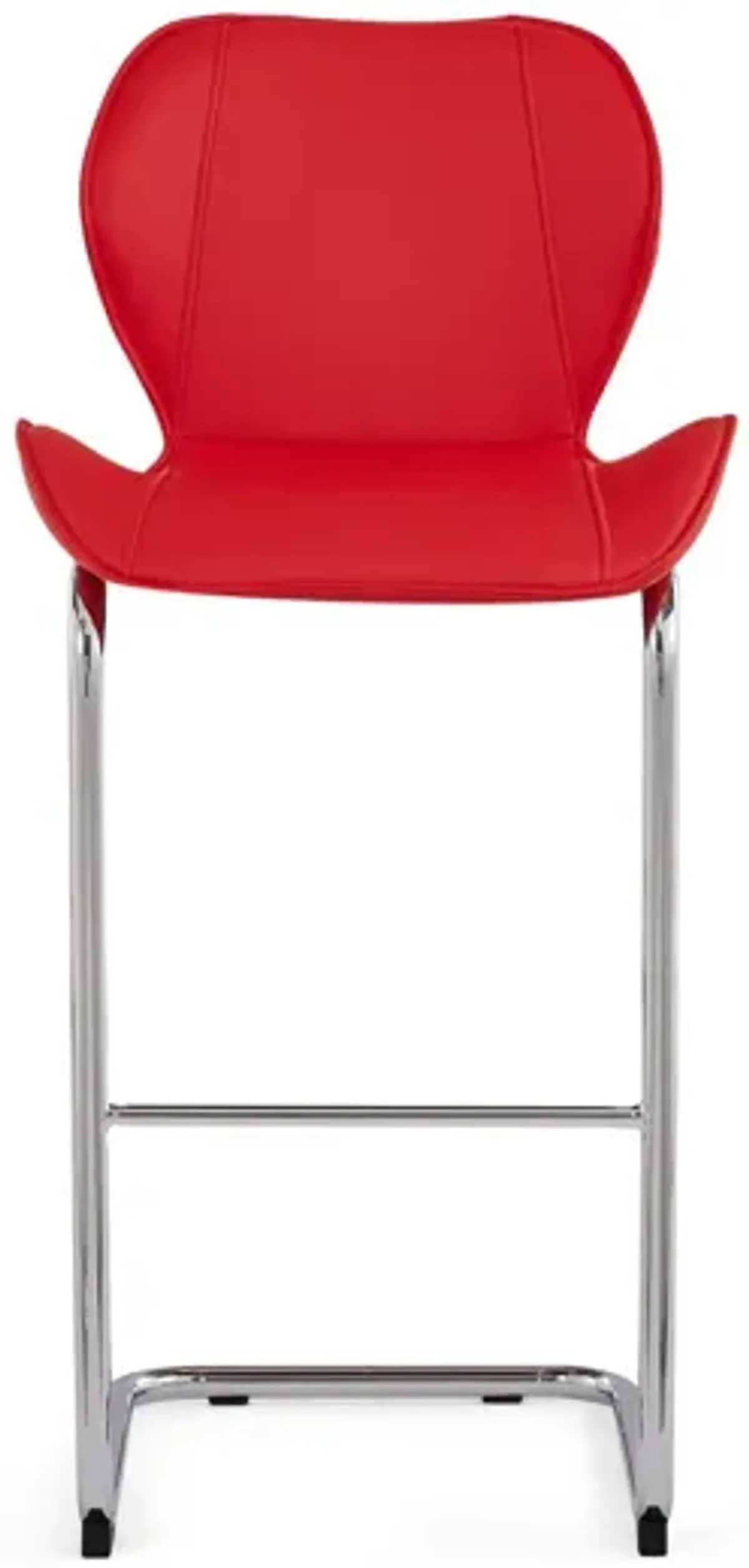 Global Furniture USA Set of 4 Red Barstools - D1446BS - R