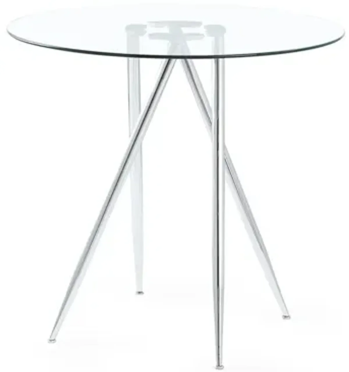 Global Furniture USA Glass Bar Table and Stool Set - D1503BT + D1446BS-GR