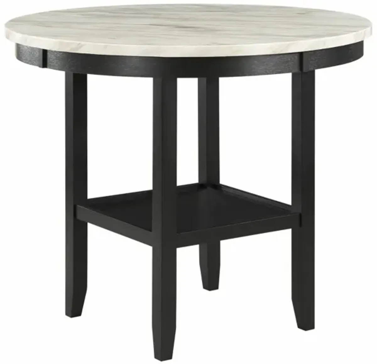 Global Furniture USA Dining Set with Bar Table and Four Grey Bar Stools - D40011BT+D1622BS