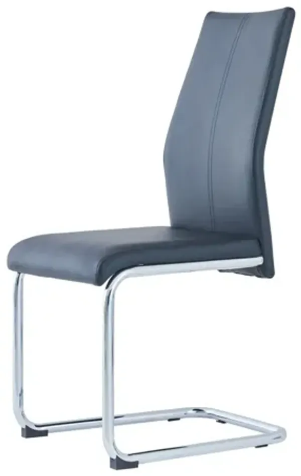 Global Furniture USA Set of Four Black Dining Chairs - D41DC-BLACK