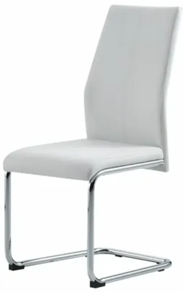 Global Furniture USA Set of Four White Dining Chairs - D41DC-WHITE