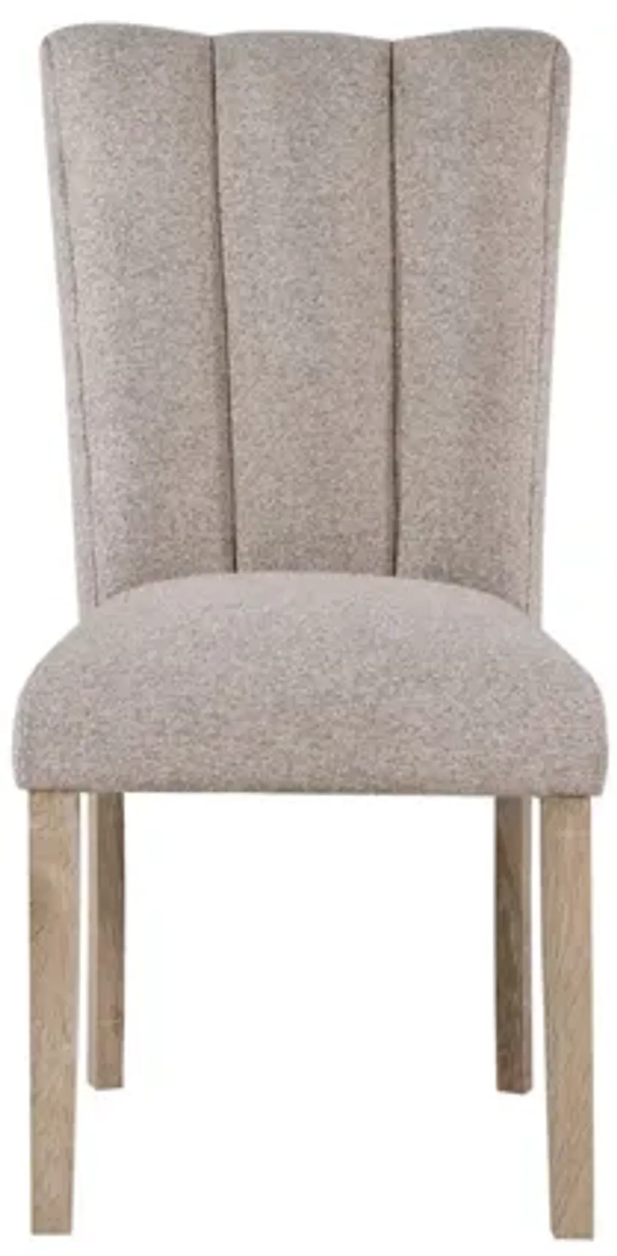 Global Furniture USA Set of Two Beige Upholstered Dining Chairs - D8683DC-BEIGE-N