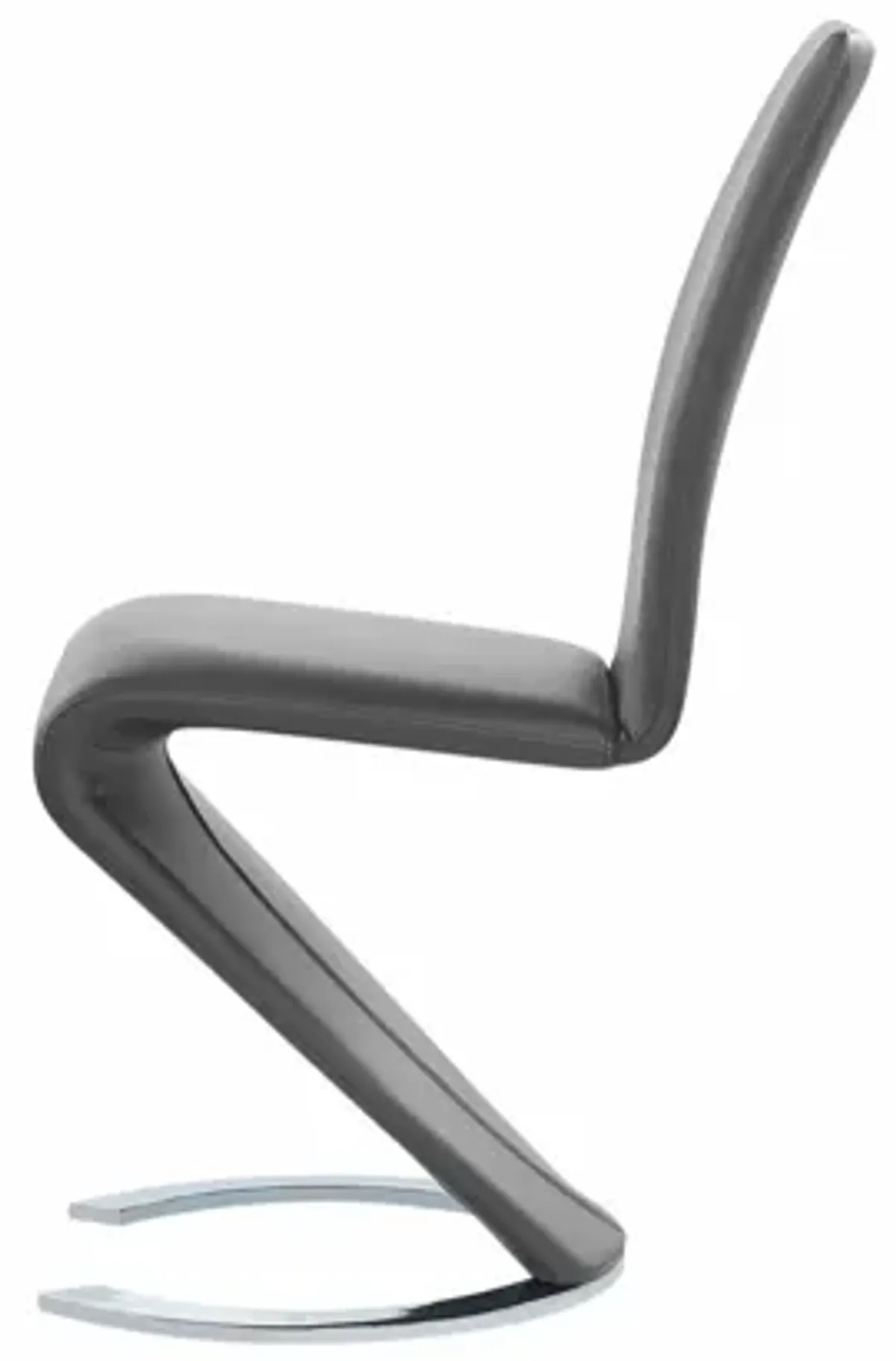 Global Furniture USA Set of Two Grey Z-Shaped Dining Chairs - D9002DC-GR