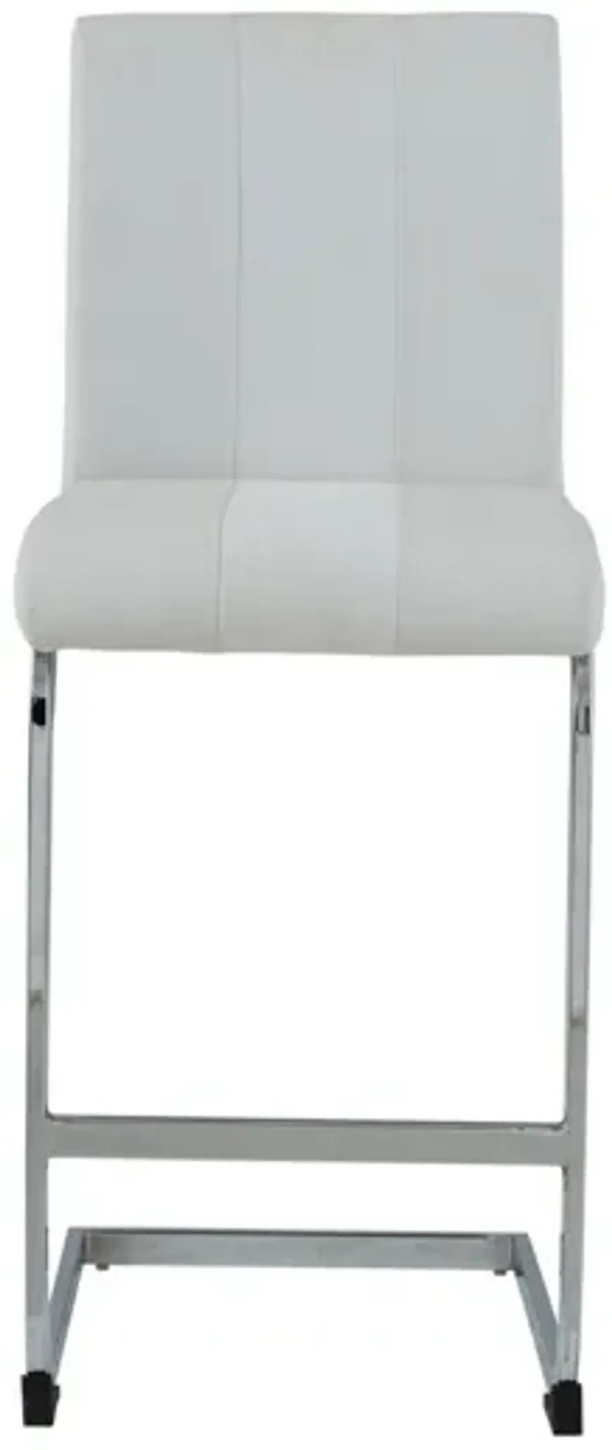 Global Furniture USA Set of Four Armless White Bar Stools - D915BS-WHT