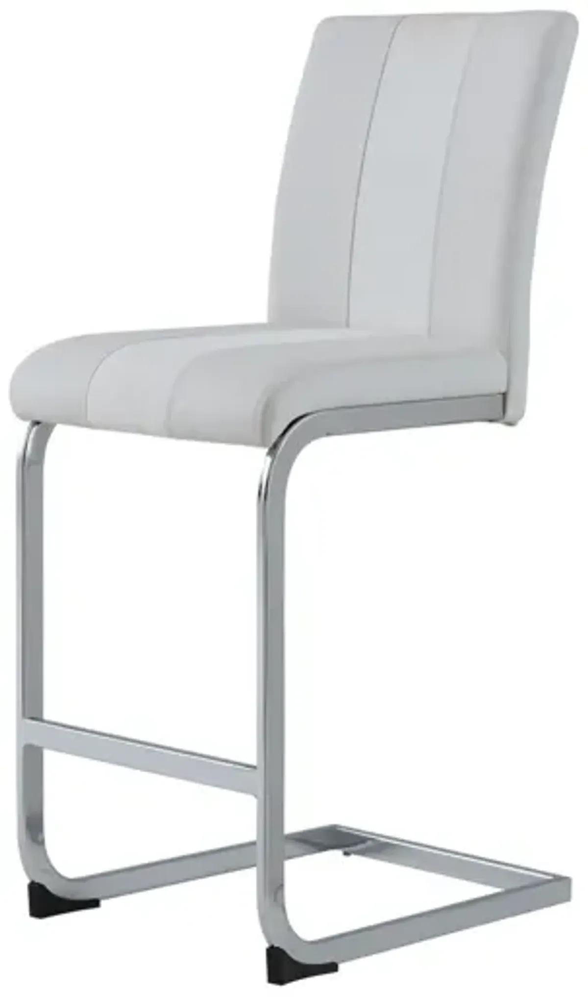 Global Furniture USA Set of Four Armless White Bar Stools - D915BS-WHT