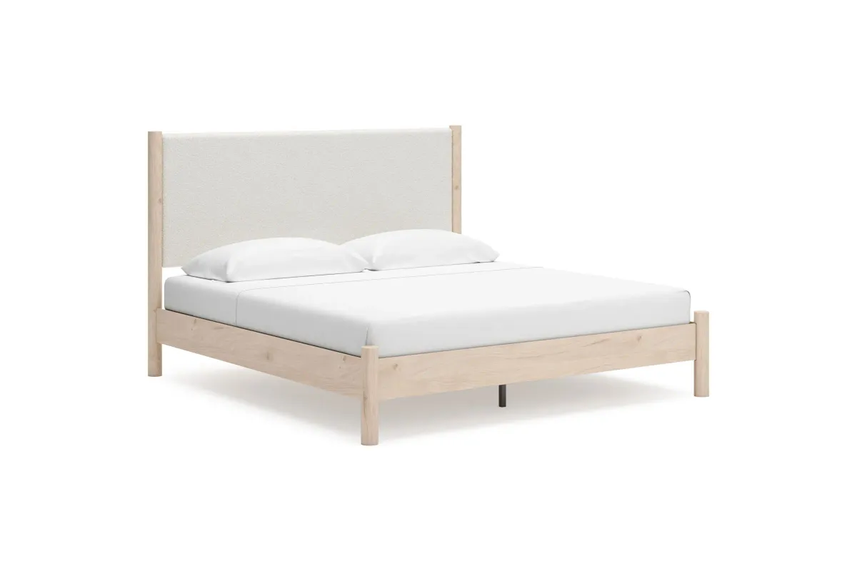 Cadmori King Upholstered Panel Headboard