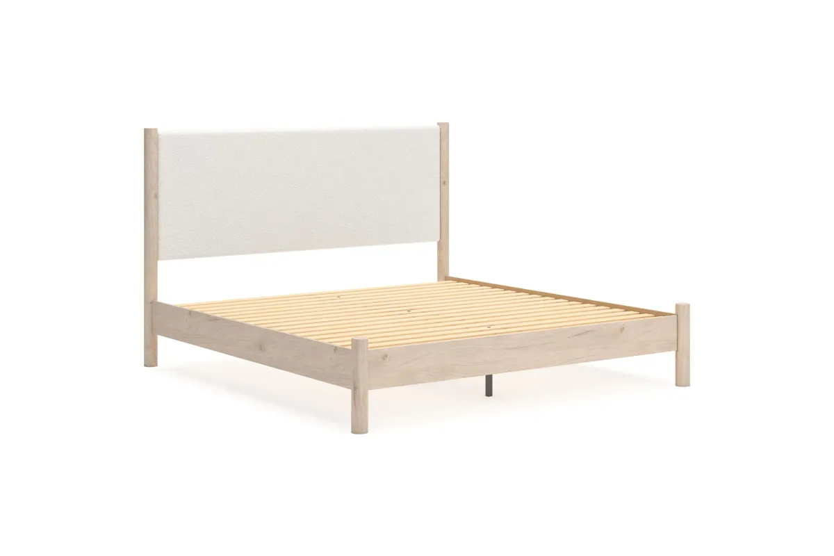 Cadmori King Upholstered Panel Headboard