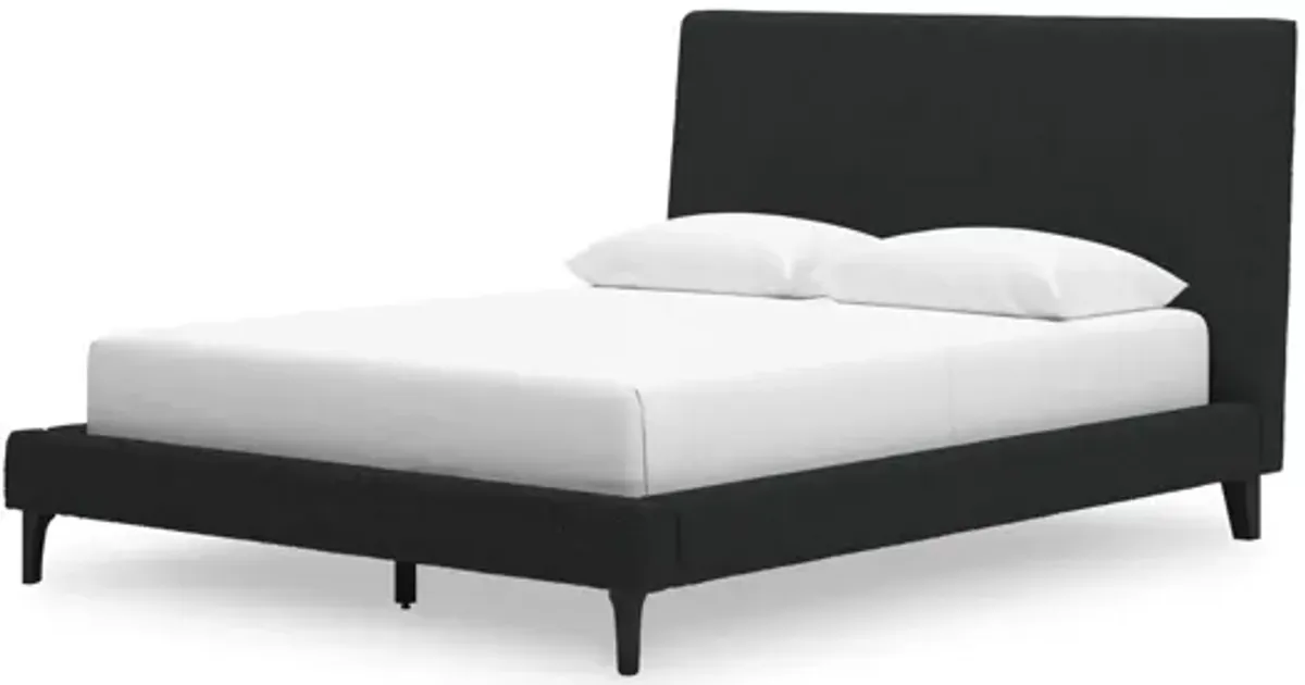 Cadmori Queen Upholstered Bed with Roll Slats