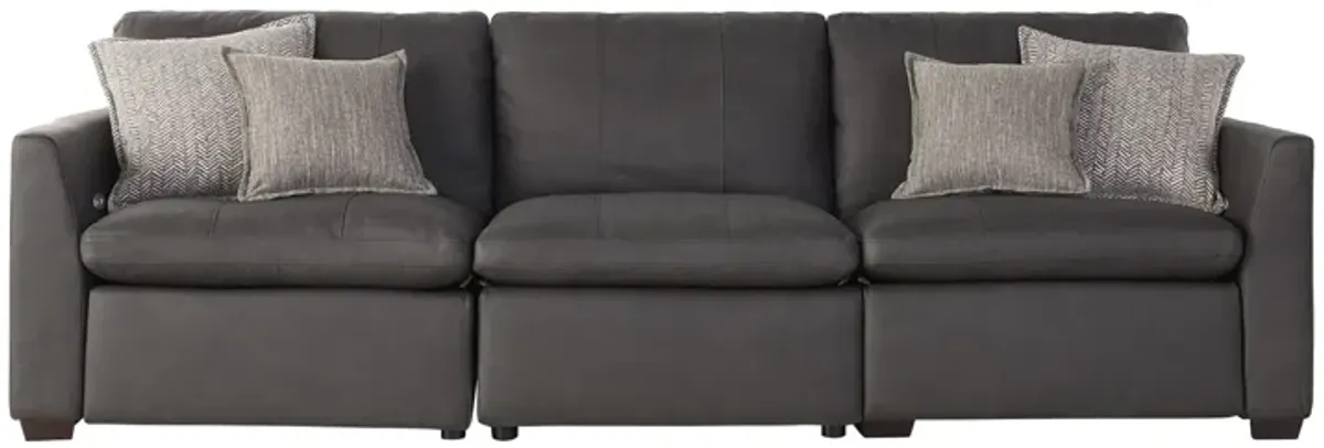 Lance Leather Power Reclining Sofa