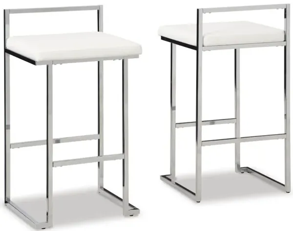Madanere Bar Height Bar Stool Set of Two