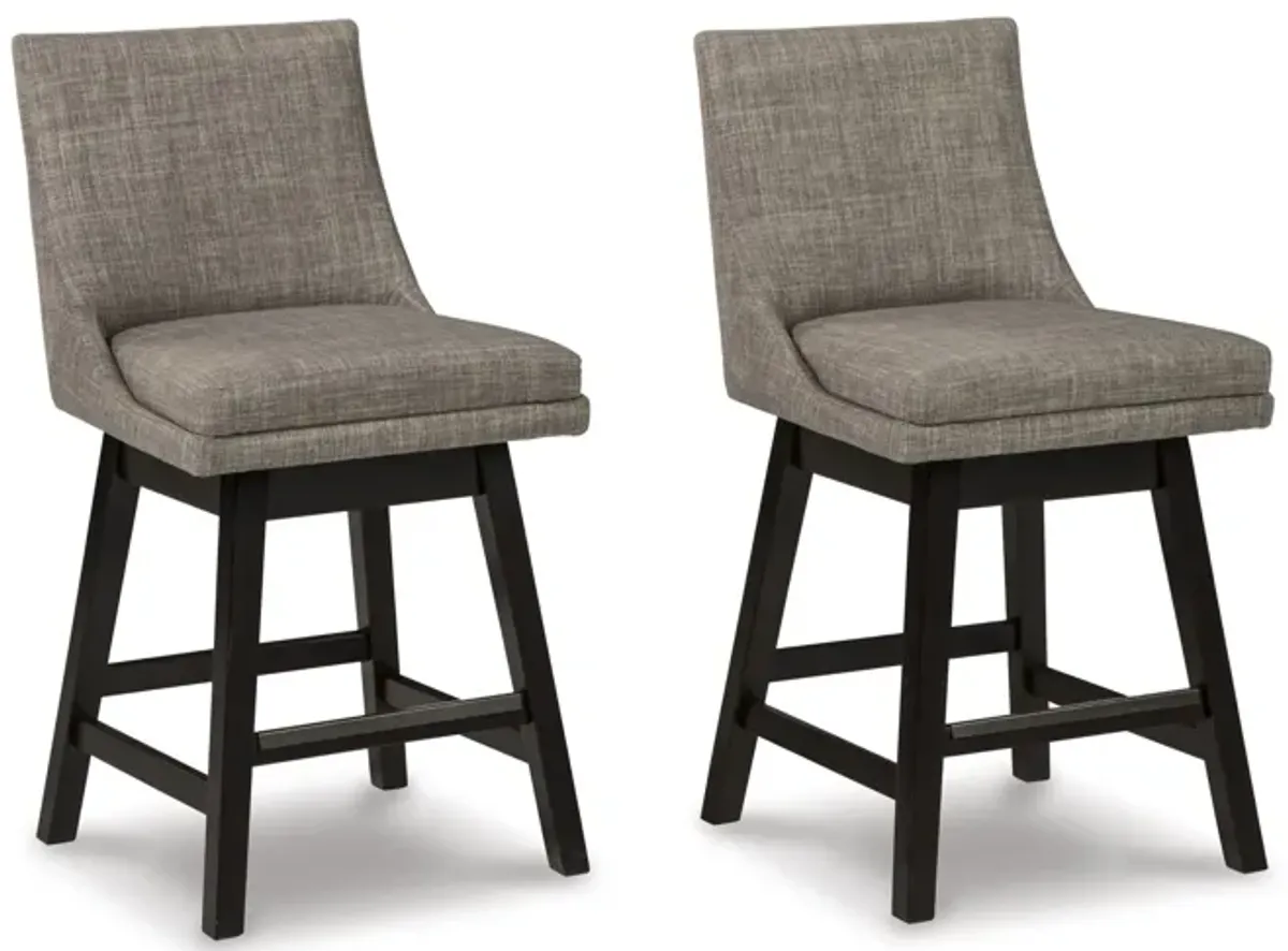 Tallenger Counter Height Bar Stool Set of Two