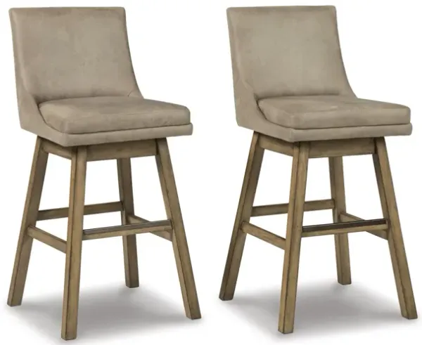 Tallenger Bar Height Bar Stool Set of Two
