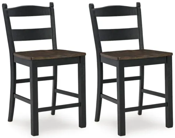 Valebeck Counter Height Barstool Set of Two