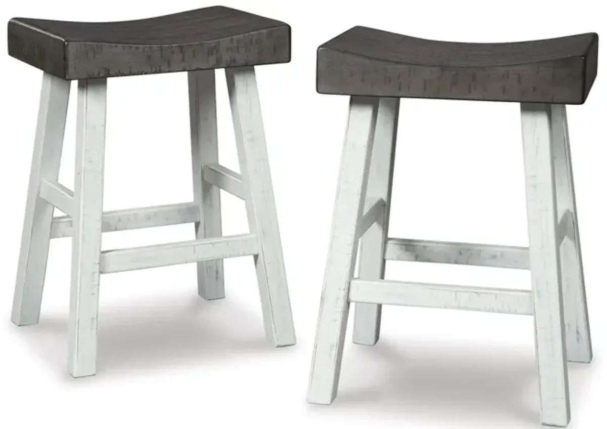Glosco Counter Height Bar Stool Set of Two