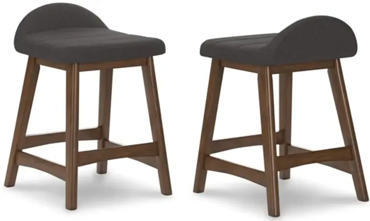 Lyncott Counter Height Bar Stool Set of Two