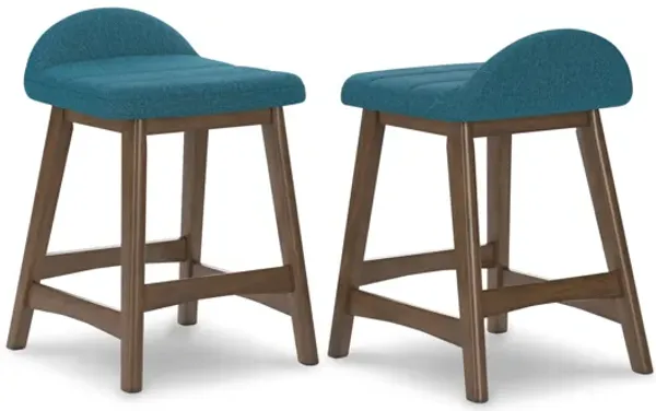 Lyncott Counter Height Bar Stool Set of Two