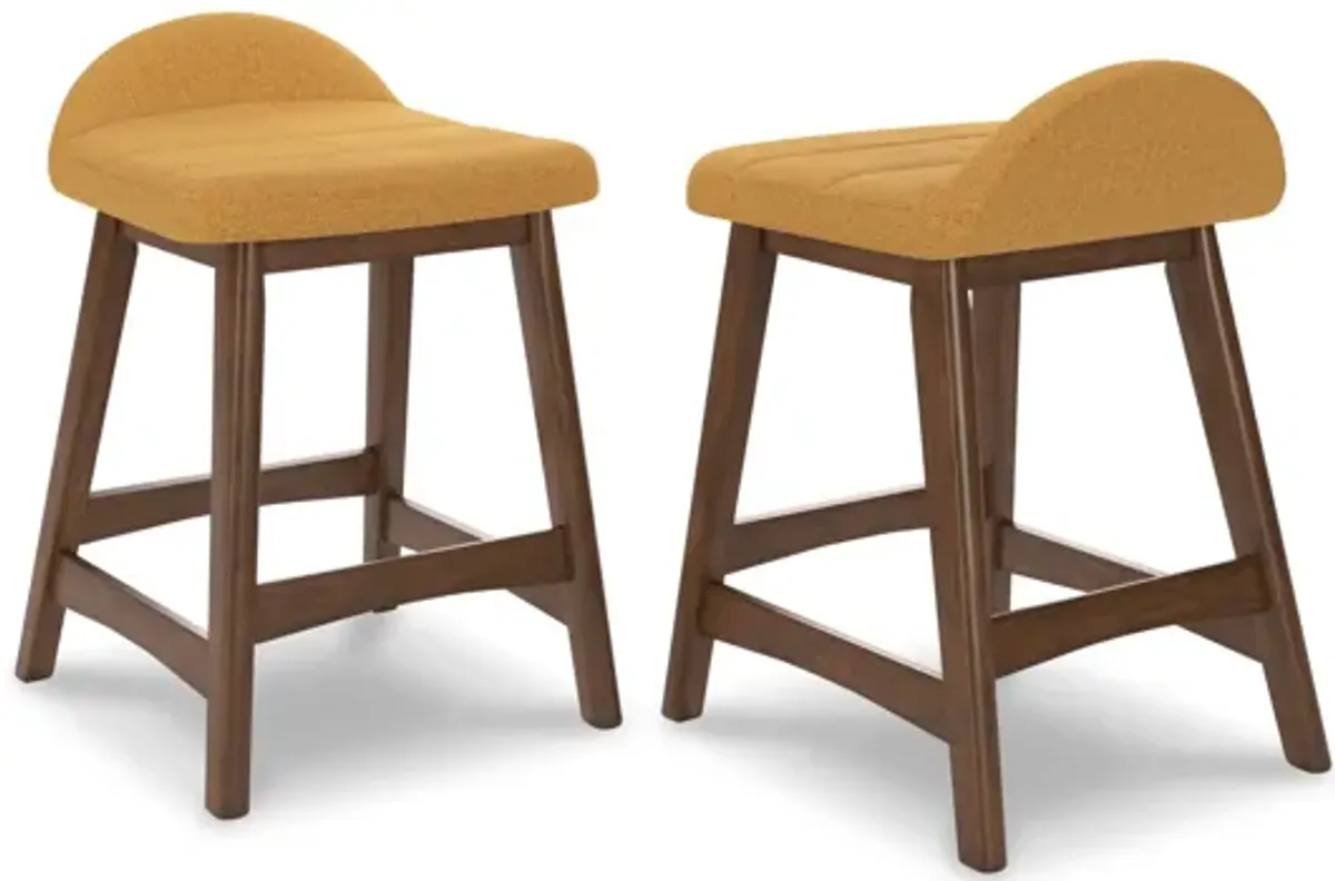 Lyncott Counter Height Bar Stool Set of Two