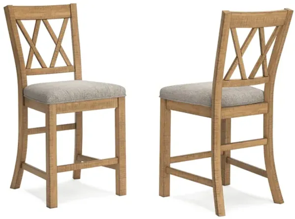 Havonplane Counter Height Barstool Set of Two