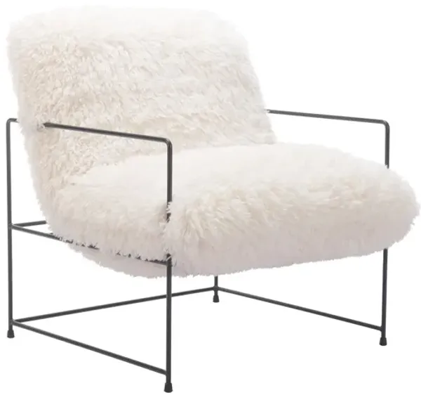 Pelut Accent Chair White