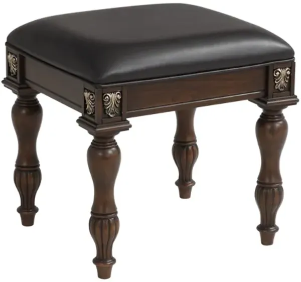 Maximus Madeira Vanity Table Stool