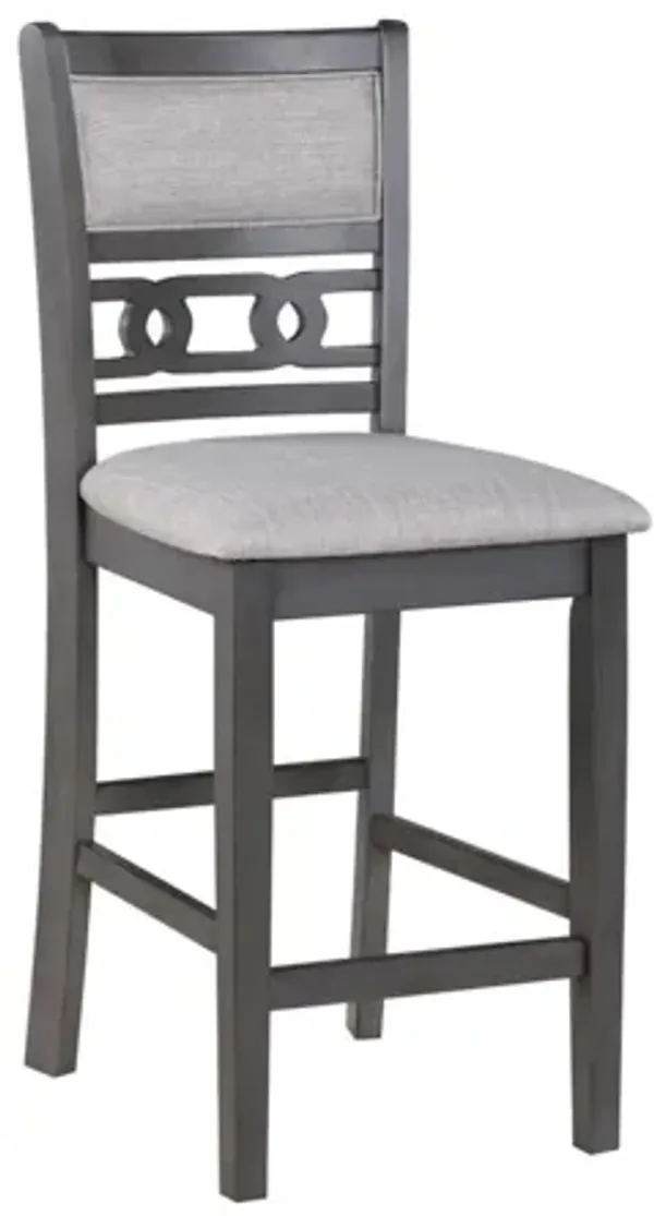Gia Counter Chairs (Set of 2) - Gray