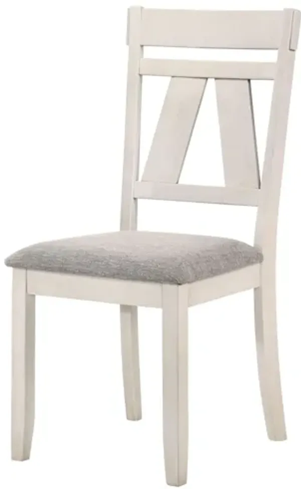 Maisie Side Chair (Set of 2) - White/Gray