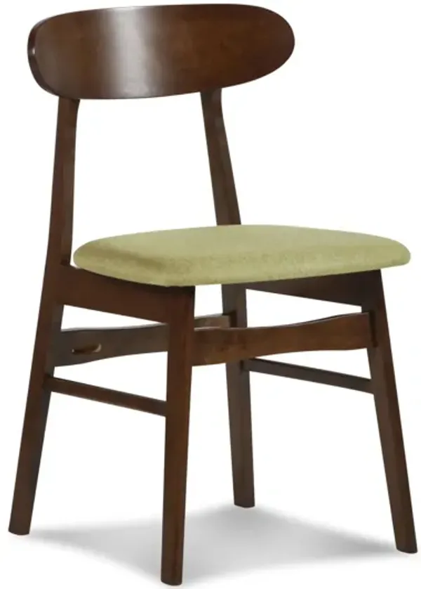 Morocco Dining Chair with Seat Cushion (Set of 2) - Green