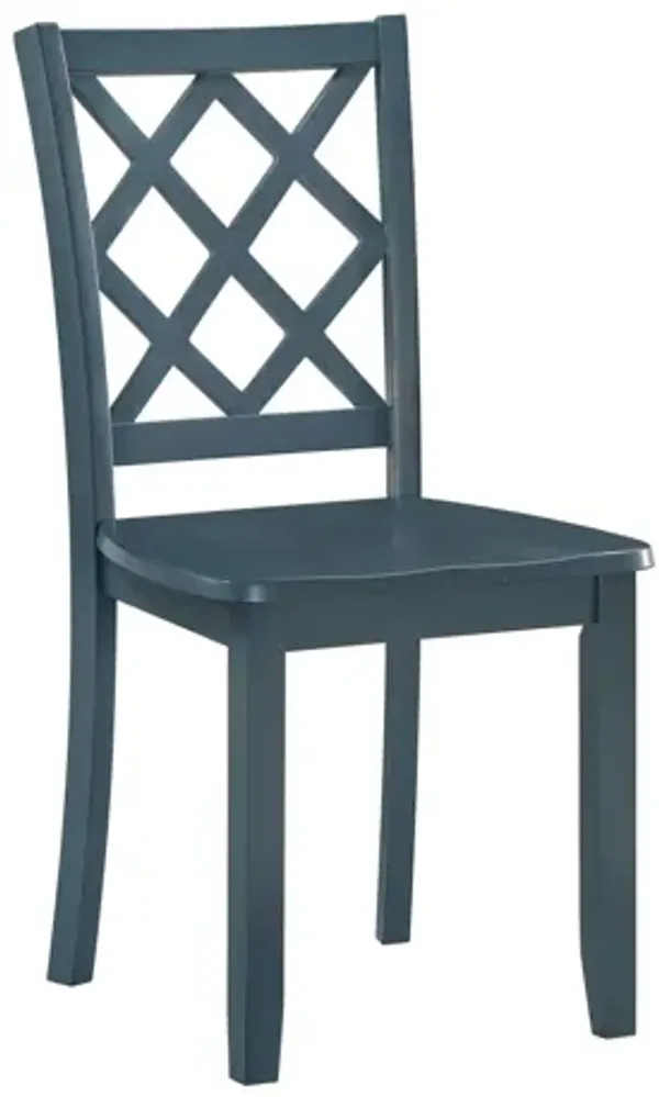 Trellis Dining Chair (Set of 2) - Blue